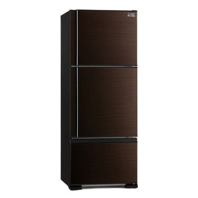 MITSUBISHI ELECTRIC 3 Door Refrigerator (14.6 Cubic, Brown Wave Line) MR-V46ES-BRW