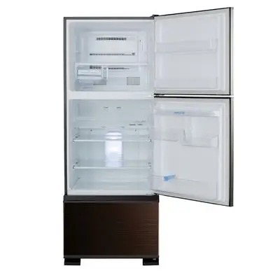 MITSUBISHI ELECTRIC 3 Door Refrigerator (14.6 Cubic, Brown Wave Line) MR-V46ES-BRW