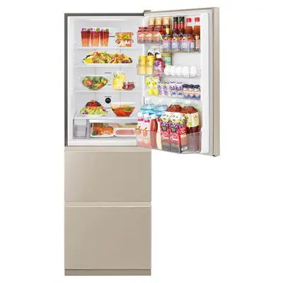 HITACHI Solfege 3 Doors Refrigerator (13.2 Cubic, Champagne) R-S38KPTH CNXZ