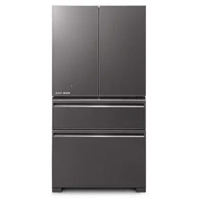 MITSUBISHI ELECTRIC LX GRANDE 4 Doors Refrigerator 19.9 Cubic Inverter (Glass Dark Silver) MR-LX60ES-GDS