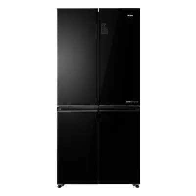 HAIERตู้เย็น 4 ประตู 16.1 คิว Inverter (สีกระจกดำ) รุ่น HRF-MD469G