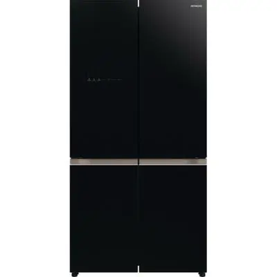 HITACHI ตู้เย็น 4 ประตู (20.1 คิว , สี Glass Black) รุ่น R-WB640VF GBK