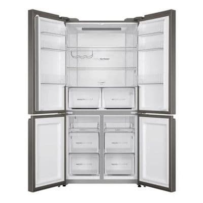 HAIER ตู้เย็น 4 ประตู (19.5 คิว, สีกระจกดำ) รุ่น HRF-MD550GB