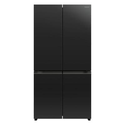 HITACHI ตู้เย็น 4 ประตู (19.8 คิว, สี Glass Clear Black) รุ่น RWB640PTH1 GCK