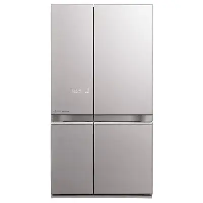 MITSUBISHI ELECTRIC 4 Doors Refrigerator (22.4 Cubic, Glass Stellar Silver) MR-LA70ES-GSL