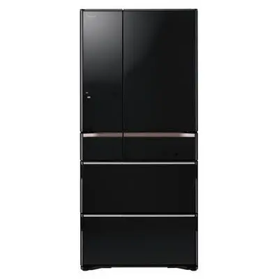 HITACHI ตู้เย็น 6 ประตู (23.7 คิว,สี Crystal Black) รุ่น R-WX670RT XK
