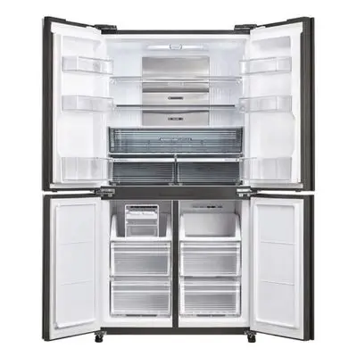SHARP 4 Doors Refrigerator 18.5 Cubic Inverter (Silver) SJ-FX52TP-SL