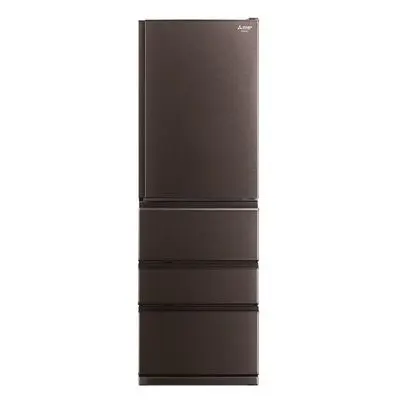 MITSUBISHI ELECTRIC4D SMART FREEZE ตู้เย็น 4 ประตู (14.1 คิว, สีแฮร์ไลน์ บราวน์) รุ่น MR-N44ET-HBR