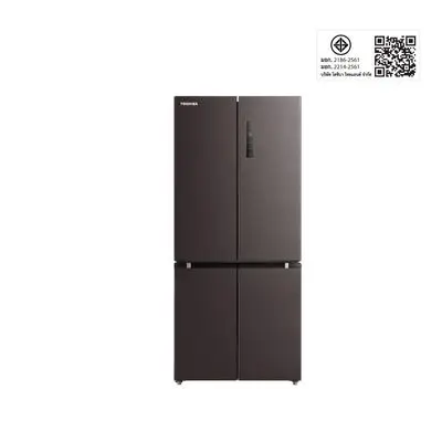TOSHIBA 4 Doors Refrigerator 17.8 Cubic Inverter (Satin Gray) GR-RF610WE-PMT(37)