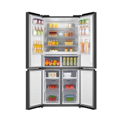 TOSHIBA 4 Doors Refrigerator 17.8 Cubic Inverter (Satin Gray) GR-RF610WE-PMT(37)