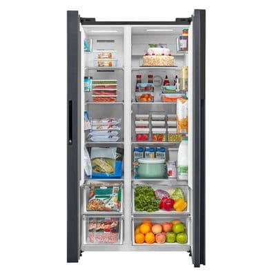 TOSHIBA Side by Side Refrigerator 20.6 Cubic Inverter (Morandi Grey) GR-RS780WI-PMT(06)