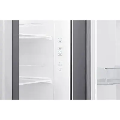 SAMSUNG ตู้เย็น Side by side  (23.1 คิว, สี Inox Gray) รุ่น RS62R5001M9/ST