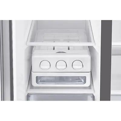 SAMSUNG Side by side Refrigerator (23.1 Cubic, Inox Gray) RS62R5001M9/ST