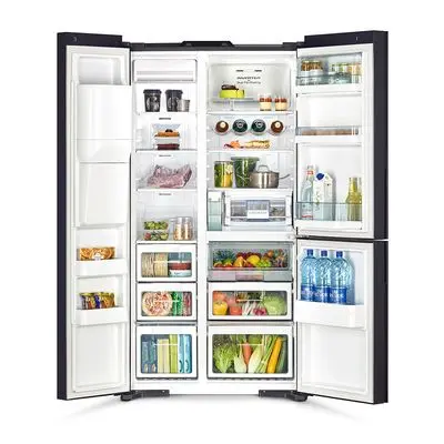 HITACHI ตู้เย็นไซด์บายไซด์  (20.1 คิว, สี Mirror) รุ่น RM600VAG9THX