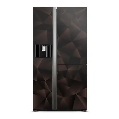 ตู้เย็นไซด์บายไซด์  (20.1 คิว, สี Glass Bronze) รุ่น RM600VAG9THX