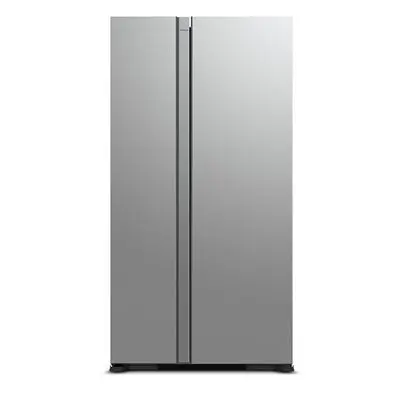 HITACHI Side by Side Refrigerator (21 Cubic, Glass Silver) R-S600PTH0 GS