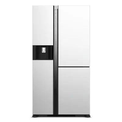 HITACHI ตู้เย็นไซด์ บาย ไซด์ (20.1 คิว, สี Matte Glass White) รุ่น R-MX600GVTH1
