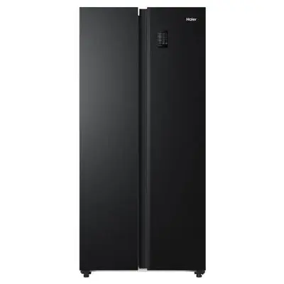 HAIER ตู้เย็นไซด์ บาย ไซด์ (17.1 คิว, สีดำ) รุ่น HRF-SBS490