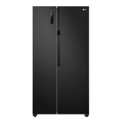 LG ตู้เย็น Side by Side 18.3 คิว Inverter (สี Black) รุ่น GC-B187JBAM.AHBPLMT