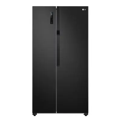 LG ตู้เย็น Side by Side 18.3 คิว Inverter (สี Black) รุ่น GC-B187JBAM.AHBPLMT