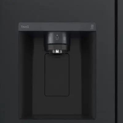 LG Side By Side Refrigerator 22.4 Cubic Inverter Black GC-J257SQZW.AEPPLMT