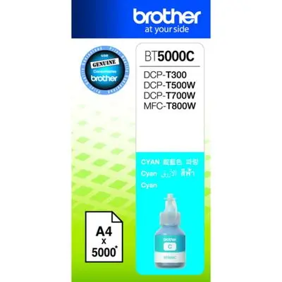 BROTHER Ink Cartridge (Cyan) BT5000C