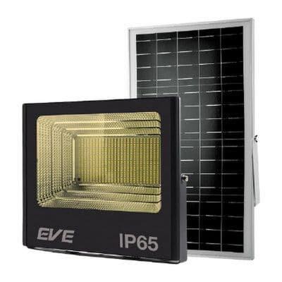 EVE โคมฟลัดไลท์ Solar Cell LED (300 วัตต์, สี Warmwhite) รุ่น DAWN 300 W WARMWHITE