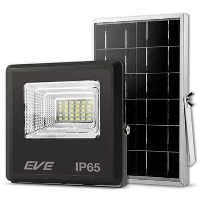 EVE โคมฟลัดไลท์ Solar Cell LED (10 วัตต์, สี Daylight) รุ่น DAWN 10 W DAYLIGHT