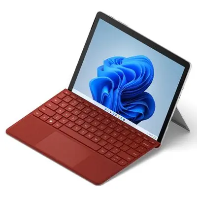 SURFACE Go 3 LTE (10.5", Intel Core i3, RAM 8GB, 128GB, Platinum) + Poppy Red Keyboard Type Cover