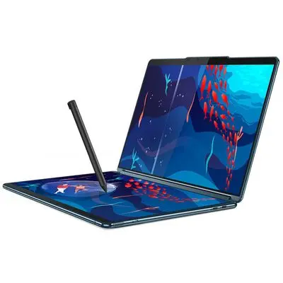 YogaBook 9i Notebook (13.3", Intel Core i7, RAM 16GB, 1TB, Tidal Teal) YB9-14IRU/82YQ000PTA + Bag +