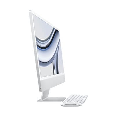APPLE iMac M3 With Retina 4.5K 2023 (24", RAM 8GB, 256GB, CPU 8-Core, GPU 8-Core, Silver)