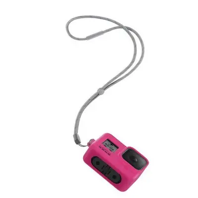Silicone Sleeve+Lanyard for Hero 8 Black (Pink) AJSST-007