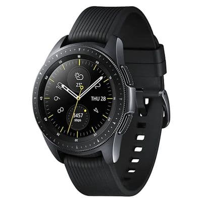 SAMSUNG Smart Watch (42mm,Midnight Black Case,Midnight Black Band) SM-R810NZKATHO