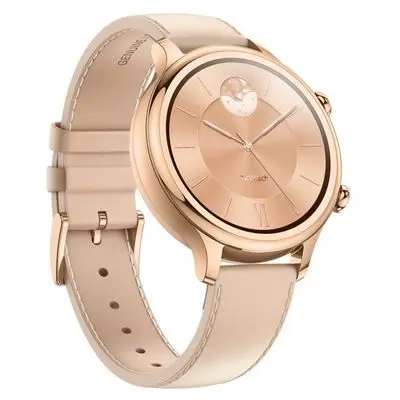 TICWATCH Smart Watch (42mm,Rose Gold Case,Rose Gold Band) C2