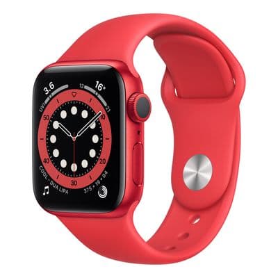 APPLE Watch Series 6 GPS (40mm, (PRODUCT)RED Aluminum Case, (PRODUCT)RED Sport Band)
