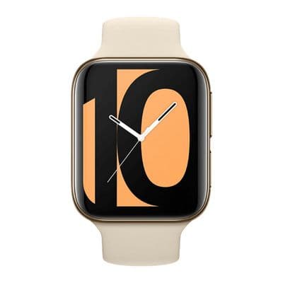 OPPO Smart Watch (46 mm, Glossy Gold Case, Glossy Gold Band) Oppo Watch