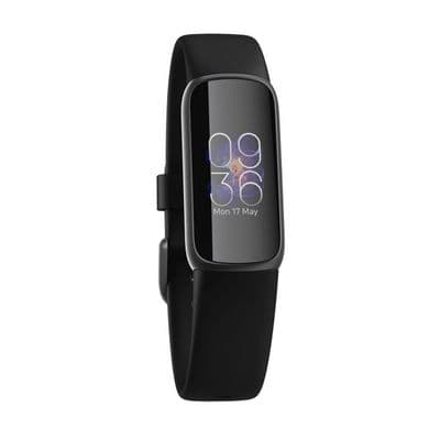 Smart Watch (17.6 mm, Graphite Stainless Steel Case, Black Band) Luxe