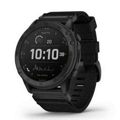 GARMIN Smartwatch (51mm, Balck Case, Black Band) Tactix? Delta Solar Edition