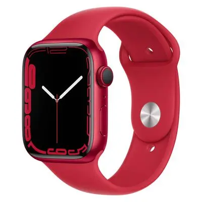 Watch Series 7 GPS (45mm, (PRODUCT)RED Aluminum Case, (PRODUCT)RED Sport Band)