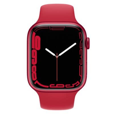APPLE Watch Series 7 GPS (45mm, (PRODUCT)RED Aluminum Case, (PRODUCT)RED Sport Band)