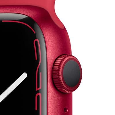 APPLE Watch Series 7 GPS (45mm, (PRODUCT)RED Aluminum Case, (PRODUCT)RED Sport Band)