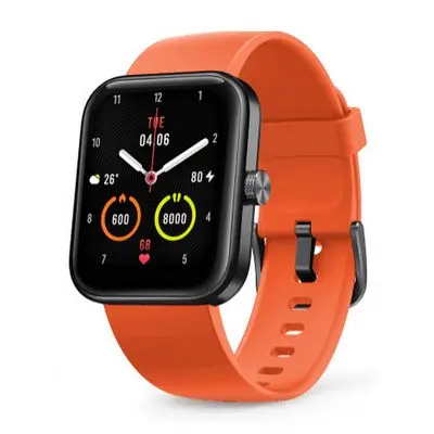 Smart Watch (42.92 mm, Black Case, Black/Orange Band) Premium Set Orange