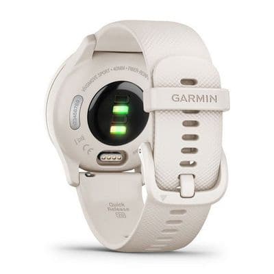 GARMIN Smart Watch (40mm, Ivory Case, Ivory Band) Vivomove Sport