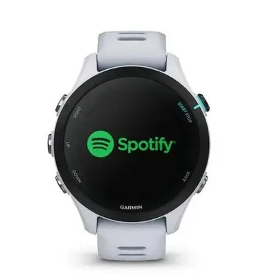 Forerunner 255S Music GPS Wi-Fi Smart Watch (41 mm, White Stone Case, White Stone Band)