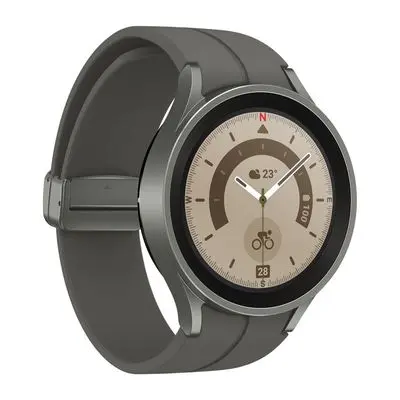 SAMSUNG Galaxy Watch 5 Pro LTE สมาร์ทวอทช์ (45mm., ตัวเรือนสี Grey Titanium, สายสี Grey D-Buckle Sport Band)