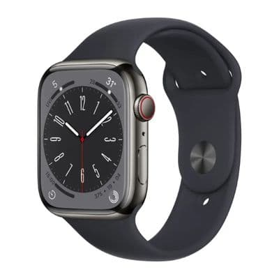 APPLEWatch Series 8 GPS + Cellular (45mm., Graphite Stainless Steel Case,Midnight Sport Band)