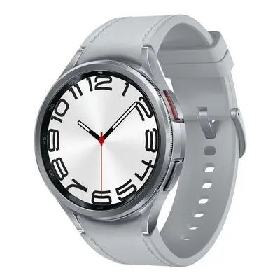 SAMSUNG Galaxy Watch6 Classic สมาร์ทวอทช์ (47mm., ตัวเรือนสี Silver, สายสี Silver) รุ่น SM-R960NZKAASA
