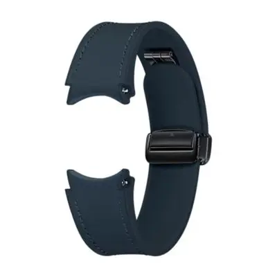 SAMSUNG Galaxy Watch6 สายนาฬิกาหนัง D-Buckle Hybrid Eco-Leather (ไซส์ M/L, สี Indigo) รุ่น ET-SHR94LNEGWW
