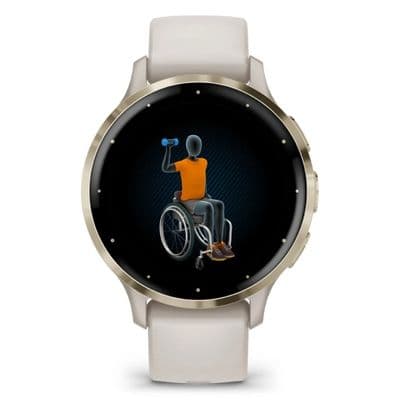 GARMIN Venu 3S Smart Watch (41mm., Ivory Case Case, Ivory Case Band)