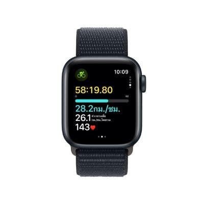 APPLE Watch Series SE GPS + Cellular 2023 (40mm., Midnight Aluminum Case, Midnight Sport Loop)